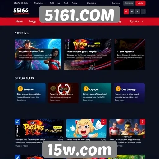 Recursos e funcionalidades do site 5161.COM